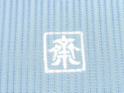 平和屋着物●京都祇園の老舗　ぎをん齋藤　九寸名古屋帯　駒刺繍　花蝶文　銀糸　正絹　逸品　CABJ8616hy