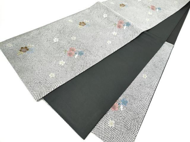 平和屋着物●六通柄袋帯 唐織 舞桜文 正絹 逸品 CABJ8689hy