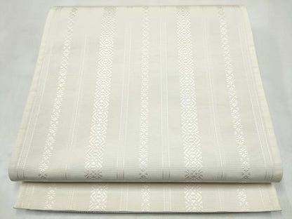平和屋着物●本場筑前博多織 両面 全通柄 京袋帯 霞文 献上 正絹 逸品 CABJ8701hy