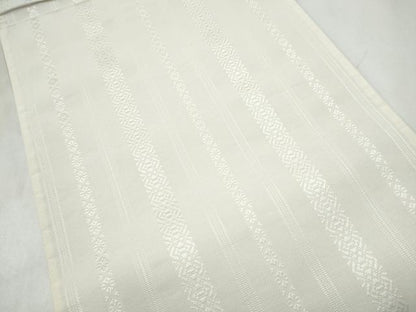 平和屋着物●本場筑前博多織 両面 全通柄 京袋帯 霞文 献上 正絹 逸品 CABJ8701hy