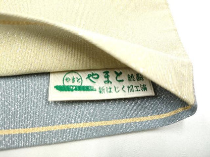平和屋着物●爪搔き本綴れ　両面　太鼓柄袋帯　流水文　金銀糸　やまと誂製　正絹　逸品　CABJ8712hy