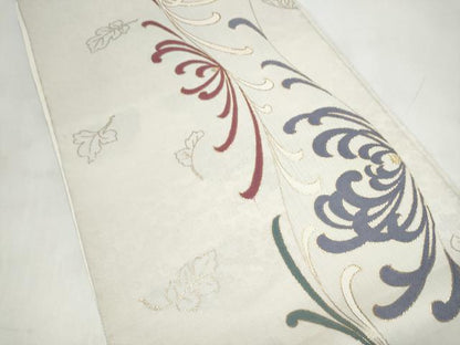 平和屋着物●六通柄袋帯　乱菊　金糸　正絹　逸品　CABJ8716hy