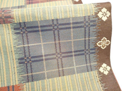 平和屋着物●六通柄袋帯　花間道　金糸　正絹　逸品　CABJ8732hy