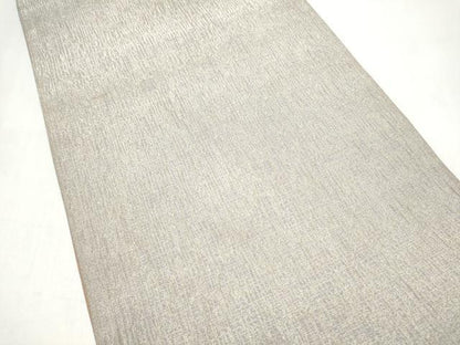 平和屋着物●全通柄袋帯　ふくれ織　霞文　金糸　正絹　逸品　CABJ8738hy