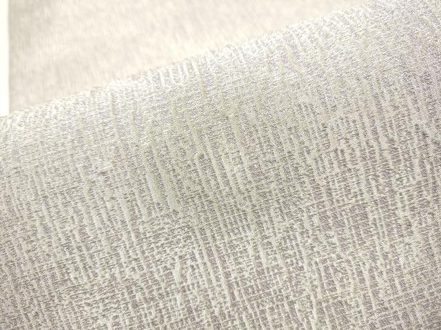 平和屋着物●全通柄袋帯　ふくれ織　霞文　金糸　正絹　逸品　CABJ8738hy