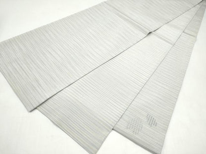平和屋着物●本塩沢　やまだ織　太鼓柄袋帯　舞花びら　正絹　逸品　CABJ8744hy