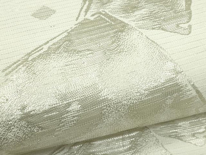 平和屋着物＊夏物　六通柄袋帯　破れ切箔文　銀糸　CABJ8813rv