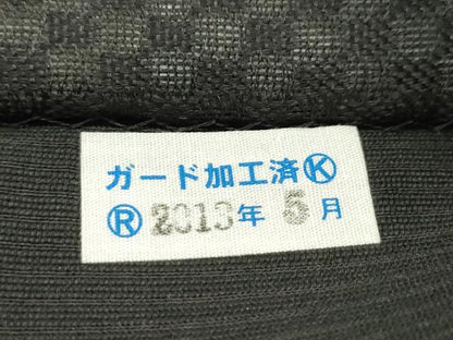平和屋着物＊夏物　六通柄袋帯　唐織　秋草丸文　黒地　金銀糸　正絹　逸品　CABJ8816rv