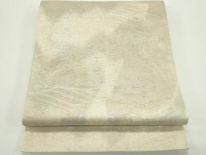 平和屋着物＊夏物　六通柄袋帯　立波正倉院花文　銀糸　正絹　逸品　CABJ8820rv