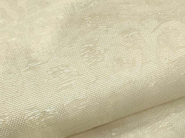 平和屋着物＊夏物　六通柄袋帯　立波正倉院花文　銀糸　正絹　逸品　CABJ8820rv