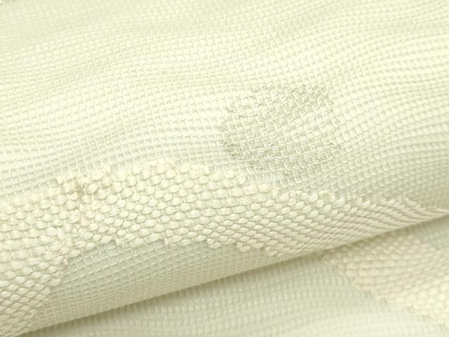 平和屋着物＊夏物　六通柄袋帯　露芝文　銀糸　正絹　逸品　未使用　CABJ8826rv
