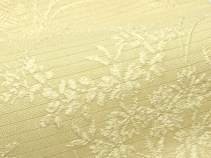 平和屋着物＊夏物　全通柄　京袋帯　引き抜き帯　草花文　正絹　逸品　CABJ8855rv