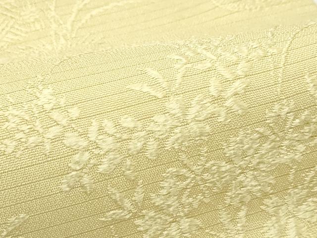平和屋着物＊夏物　全通柄　京袋帯　引き抜き帯　草花文　正絹　逸品　CABJ8855rv