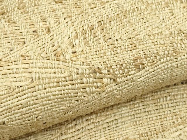 平和屋着物＊夏物　八寸名古屋帯　間道　正絹　逸品　CABJ8861rv