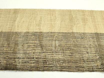 平和屋着物＊夏物　八寸名古屋帯　間道　正絹　逸品　CABJ8861rv