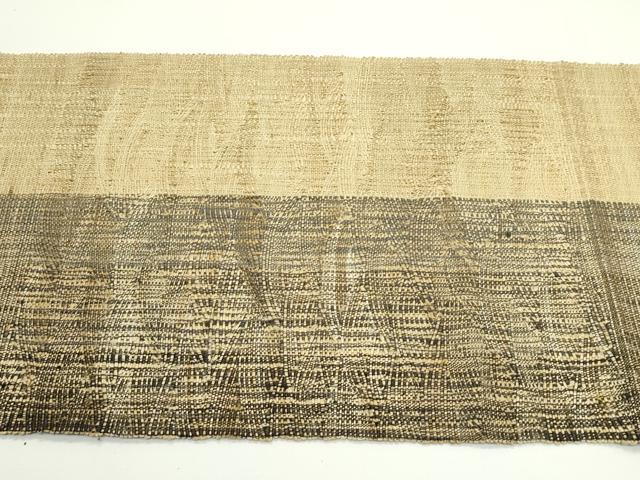 平和屋着物＊夏物　八寸名古屋帯　間道　正絹　逸品　CABJ8861rv