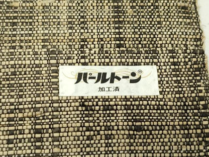 平和屋着物＊夏物　八寸名古屋帯　間道　正絹　逸品　CABJ8861rv