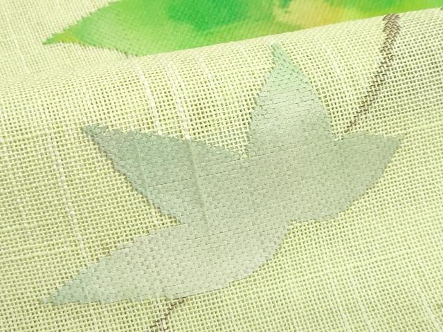 平和屋着物＊夏物　八寸名古屋帯　楓　CABJ8862rv
