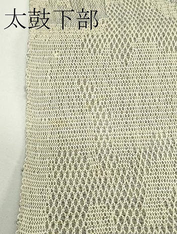 平和屋着物＊夏物　八寸名古屋帯　抽象文　正絹　逸品　CABJ8864rv
