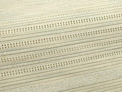 平和屋着物＊夏物　八寸名古屋帯　絽綴れ　横段文　銀糸　正絹　逸品　CABJ8870rv