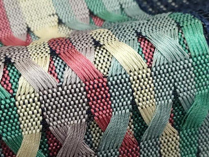 平和屋着物＊夏物　八寸名古屋帯　羅　間道　正絹　逸品　CABJ8879rv