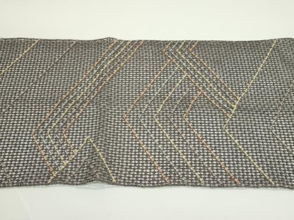 平和屋着物＊夏物　八寸名古屋帯　羅　幾何学文様　正絹　逸品　CABJ8880rv