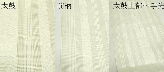 平和屋着物＊夏物　八寸名古屋帯　博多織　紗献上　砥粉色　CABJ8903rv