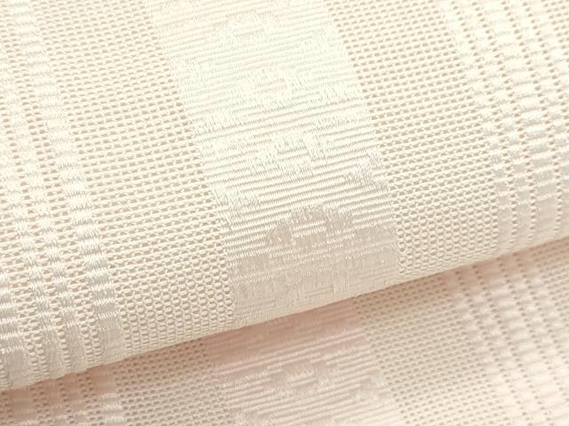 平和屋着物＊夏物　八寸名古屋帯　博多織　紗献上　洗柿色　CABJ8905rv