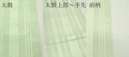 平和屋着物＊夏物　八寸名古屋帯　博多織　紗献上　夏虫色　CABJ8913rv