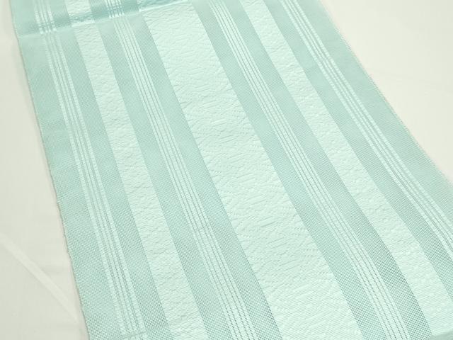 平和屋着物＊夏物　八寸名古屋帯　博多織　紗献上　錆青磁色　CABJ8926rv