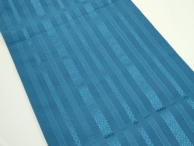 平和屋着物＊夏物　八寸名古屋帯　博多織　紗献上　紺鼠色　CABJ8935rv