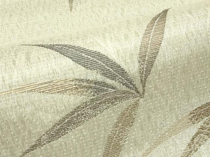 平和屋着物＊夏物　六通柄袋帯　枝葉文　金糸　正絹　逸品　CABJ8967rv