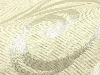 平和屋着物＊夏物　六通柄袋帯　杜若　桔梗　銀糸　正絹　逸品　CABJ8971rv