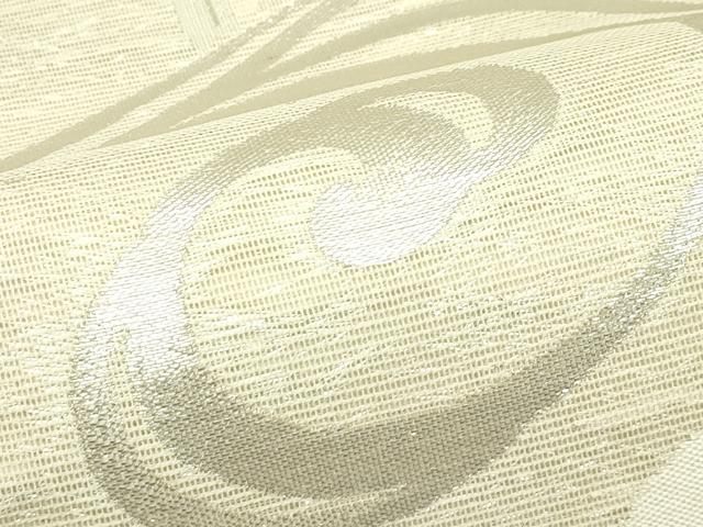 平和屋着物＊夏物　六通柄袋帯　杜若　桔梗　銀糸　正絹　逸品　CABJ8971rv