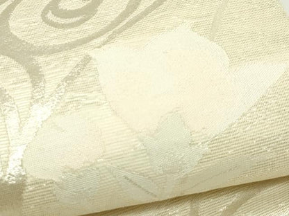 平和屋着物＊夏物　六通柄袋帯　杜若　桔梗　銀糸　正絹　逸品　CABJ8971rv