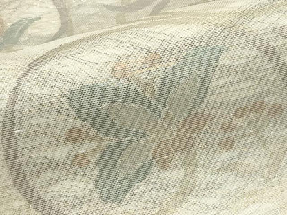平和屋着物＊夏物　六通柄袋帯　草花文　金糸　正絹　逸品　CABJ8977rv