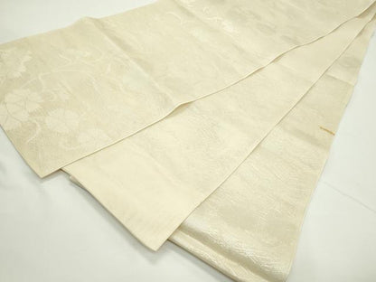 平和屋着物＊夏物　六通柄袋帯　撫子　正絹　逸品　CABJ8978rv