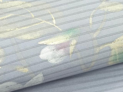 平和屋着物＊夏物　絽塩瀬　九寸開き名古屋帯　手描き　草花文　金銀彩　正絹　逸品　CABJ8988rv