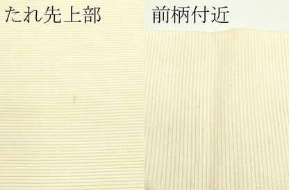平和屋着物＊夏物　九寸名古屋帯　パッチワーク　手描き　桔梗　正絹　逸品　CABJ8992rv