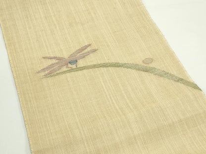 平和屋着物＊夏物　八寸名古屋帯　トンボ　CABJ8996rv