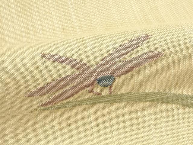 平和屋着物＊夏物　八寸名古屋帯　トンボ　CABJ8996rv