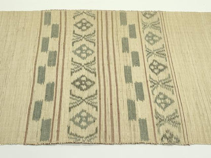 平和屋着物＊夏物　八寸名古屋帯　絣文様　正絹　逸品　CABJ8998rv