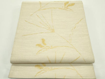 平和屋着物＊夏物　六通柄袋帯　せせらぎ　トンボ　正絹　逸品　CABJ9020rv