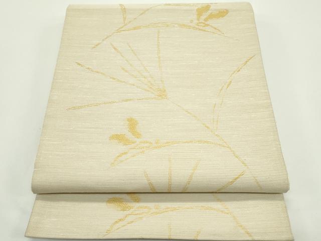 平和屋着物＊夏物　六通柄袋帯　せせらぎ　トンボ　正絹　逸品　CABJ9020rv