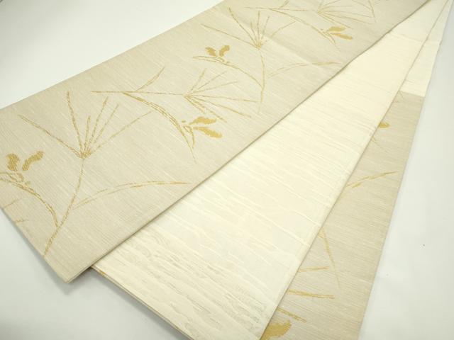 平和屋着物＊夏物　六通柄袋帯　せせらぎ　トンボ　正絹　逸品　CABJ9020rv