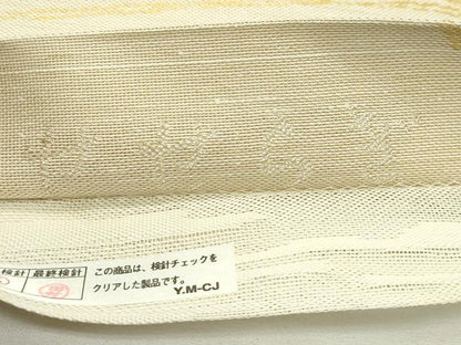 平和屋着物＊夏物　六通柄袋帯　せせらぎ　トンボ　正絹　逸品　CABJ9020rv