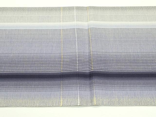 平和屋着物＊夏物　ひなや工房　くむ・あむ・おる　伊豆蔵明彦　組織　太鼓柄袋帯　金糸　正絹　逸品　未使用　CABJ9022rv