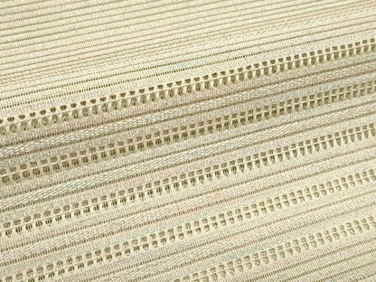 平和屋着物＊夏物　八寸名古屋帯　絽綴れ　横段文　銀糸　正絹　逸品　CABJ9051rv