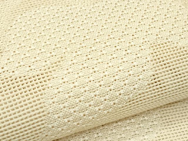 平和屋着物＊夏物　八寸名古屋帯　蔦の葉文　正絹　逸品　CABJ9093rv