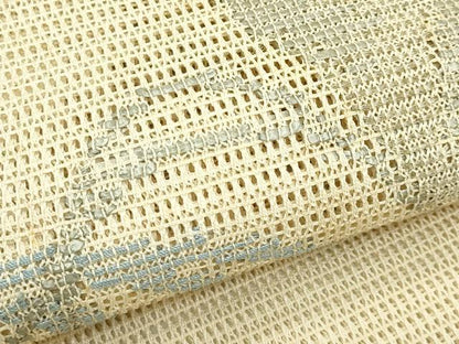 平和屋着物＊夏物　八寸名古屋帯　流水舞蝶文　正絹　逸品　CABJ9095rv